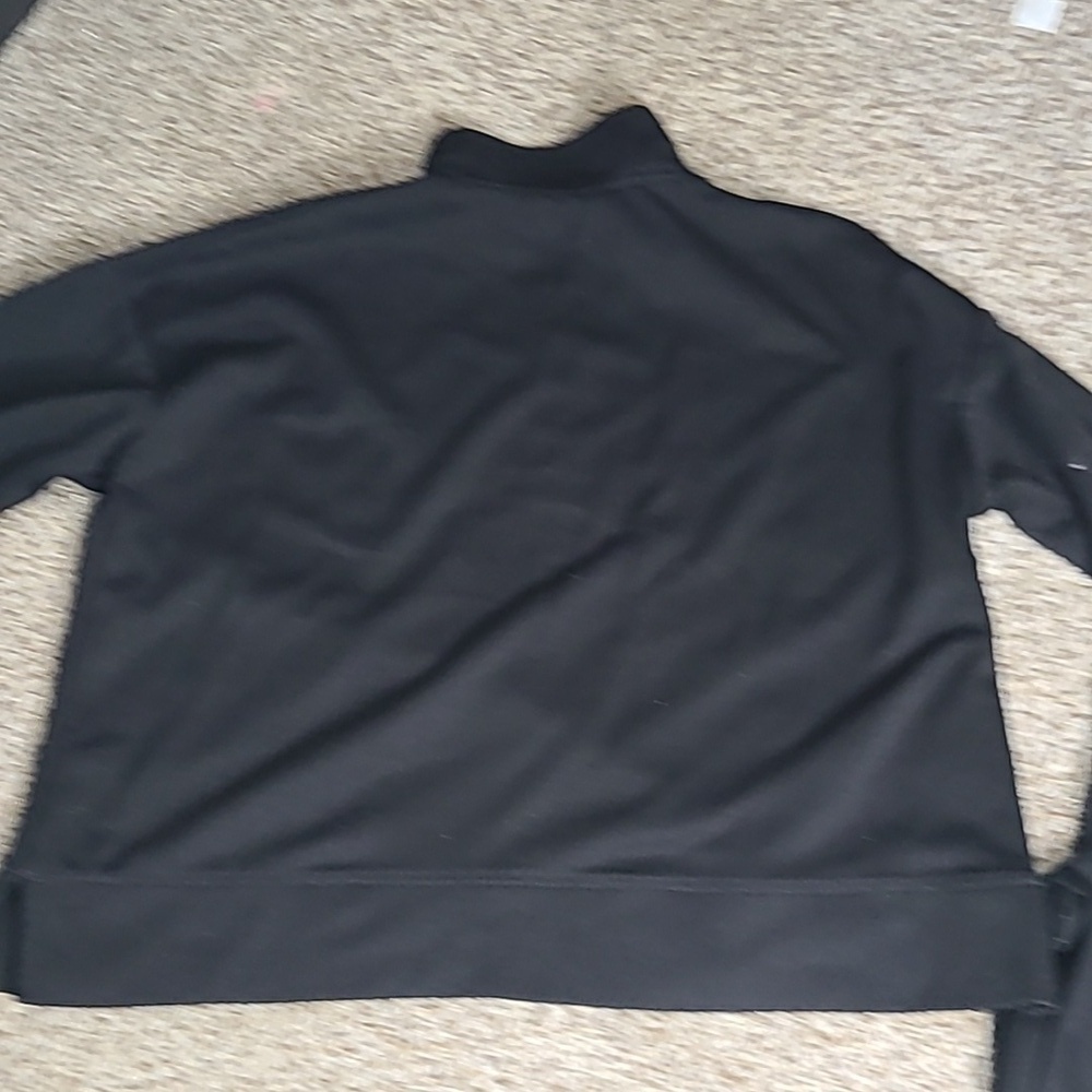Leg3Nd Black Joggers with Elastic Waistband With Matching Top - Picture 6 of 11
